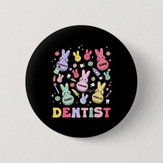 Badge Rond 5 Cm Easter Dentist Retro Rdh Dental Hygienist Squad Bu