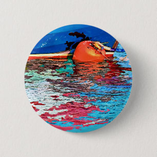 BADGE ROND 5 CM EAU CALME