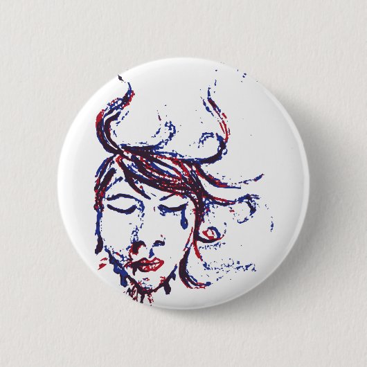 Badge Rond 5 Cm eaux sombres (Devant)