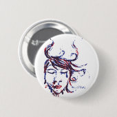 Badge Rond 5 Cm eaux sombres (Devant & derrière)