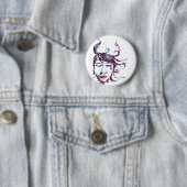 Badge Rond 5 Cm eaux sombres (En situation)