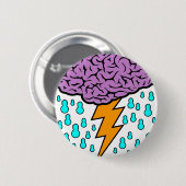 Badge Rond 5 Cm Échange d'idées (Devant & derrière)