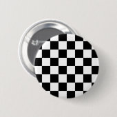 Badge Rond 5 Cm Échecboard (Devant & derrière)