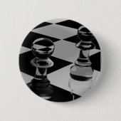 Badge Rond 5 Cm Échecs (Devant)