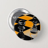 Badge Rond 5 Cm Échecs (Devant & derrière)