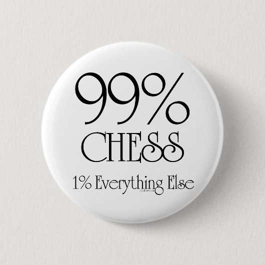 Badge Rond 5 Cm Échecs de 99% (Devant)