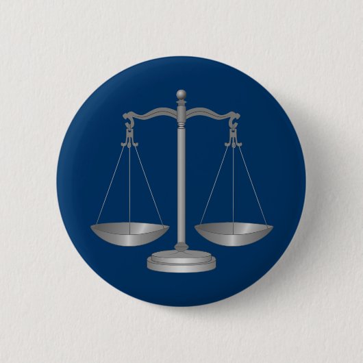 Badge Rond 5 Cm Échelles de justice (Devant)