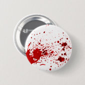 Badge Rond 5 Cm éclaboussure 1 de sang (Devant & derrière)