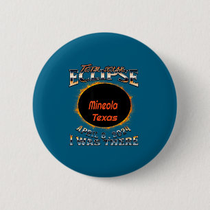 Badge Rond 5 Cm Éclipse solaire Mineola Texas là