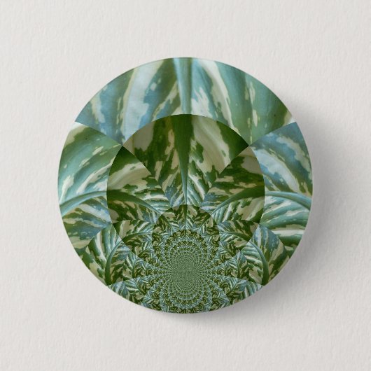 Badge Rond 5 Cm Eco - Vert De l'environnement Couleurs amicales (Devant)
