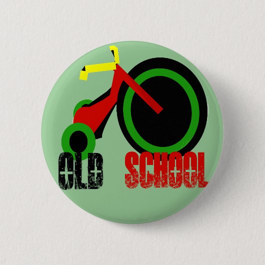 Badge Rond 5 Cm École ancienne (Devant)