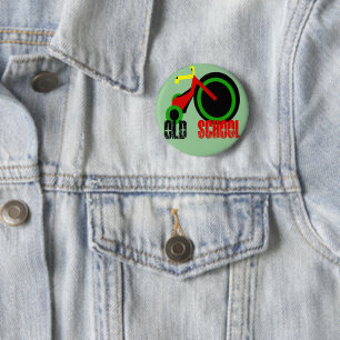 Badge Rond 5 Cm École ancienne