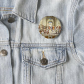 Badge Rond 5 Cm École d'Athènes (En situation)