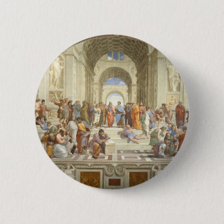 Badge Rond 5 Cm École d'Athènes