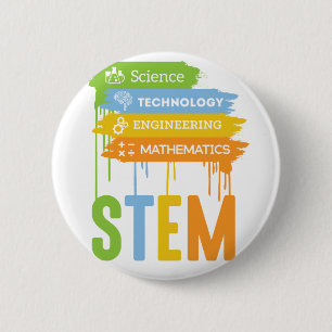 Badge Rond 5 Cm École de maths d'ingénierie de technologie de la