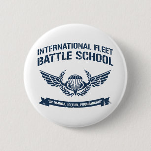 Badge Rond 5 Cm École internationale Ender de bataille de flotte
