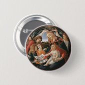 Badge Rond 5 Cm École Marm Madonna.Botticelli (Devant & derrière)