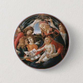 Badge Rond 5 Cm École Marm Madonna.Botticelli