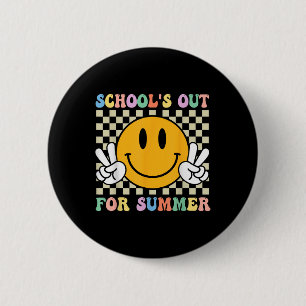 Badge Rond 5 Cm Écoles pour le sourire d'été Enseignant Enfants De