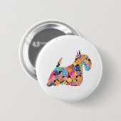 Badge Rond 5 Cm Écossais Terrier (Devant & derrière)