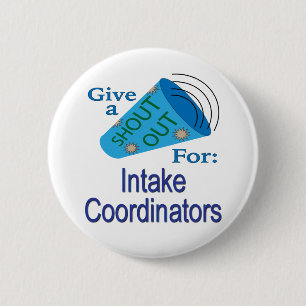 Badge Rond 5 Cm Écrire pour les coordinateurs d'entrée