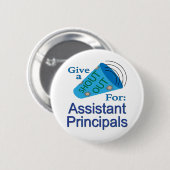 Badge Rond 5 Cm Écrire pour les directeurs adjoints (Devant & derrière)