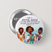 Badge Rond 5 Cm Écriture de chanteurs afro-américains (Devant & derrière)