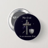 Badge Rond 5 Cm Écriture Sainte (Devant & derrière)