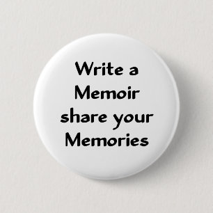 Badge Rond 5 Cm Écrivez un mémoire