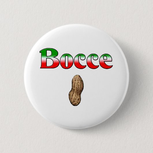 Badge Rond 5 Cm Écrou de Bocce (Devant)