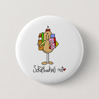 Badge Rond 5 Cm Écrou de Scrapbooking