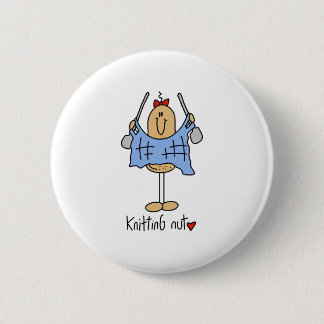 Badge Rond 5 Cm Écrou de tricot