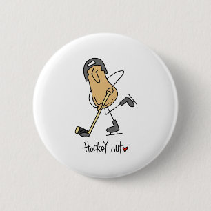 Badge Rond 5 Cm Écrou d'hockey