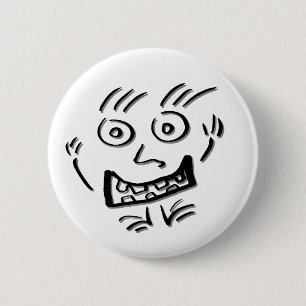 Badge Rond 5 Cm Écrou ds de griffonnage de Wizzy -