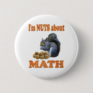 Badge Rond 5 Cm Écrous au sujet des maths