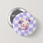 Badge Rond 5 Cm Écusson Bows & Bull (Devant & derrière)