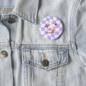 Badge Rond 5 Cm Écusson Bows & Bull (En situation)