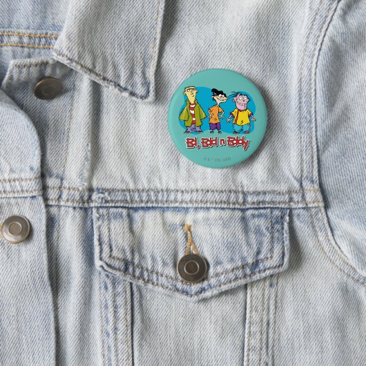Badge Rond 5 Cm Ed, Edd, n Eddy Smiling (En situation)