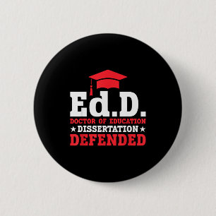 Badge Rond 5 Cm Edd docteur en éducation dissertation soutenue edd