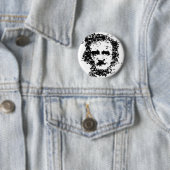 Badge Rond 5 Cm Edgar Allan Poe (En situation)