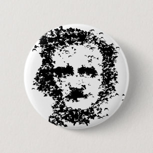 Badge Rond 5 Cm Edgar Allan Poe