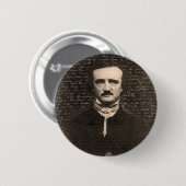 Badge Rond 5 Cm Edgar Allan Poe (Devant & derrière)