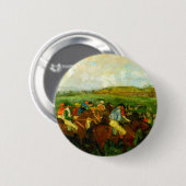 Badge Rond 5 Cm Edgar Degas Équitation (Devant & derrière)