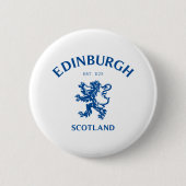 Badge Rond 5 Cm EDIMBOURG Écosse (Devant)