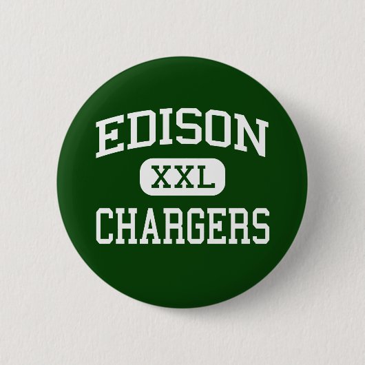Badge Rond 5 Cm Edison - chargeurs - haut - Huntington Beach (Devant)