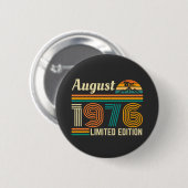 Badge Rond 5 Cm Édition limitée d'août 1976  (Devant & derrière)