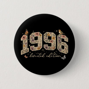 Badge Rond 5 Cm Édition limitée Florale 30e Anniversaire 1996