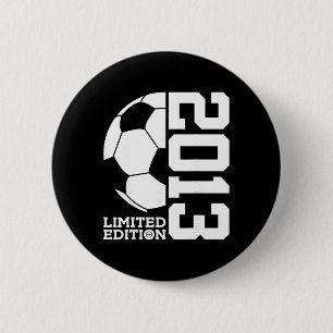 Badge Rond 5 Cm Édition limitée Football 13e Anniversaire 2013