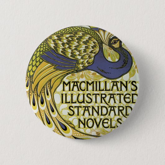 Badge Rond 5 Cm Édition Peacock de MacMillan (Devant)