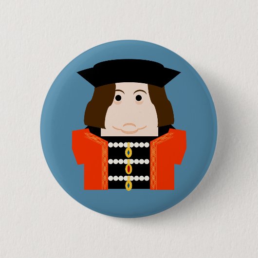 Badge Rond 5 Cm Edouard IV d'Angleterre (Devant)